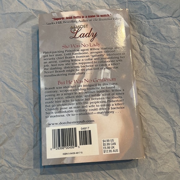 ⭐️5 for $15⭐️Almost A Lady by Heidi Betts | Book - Picture 2 of 2